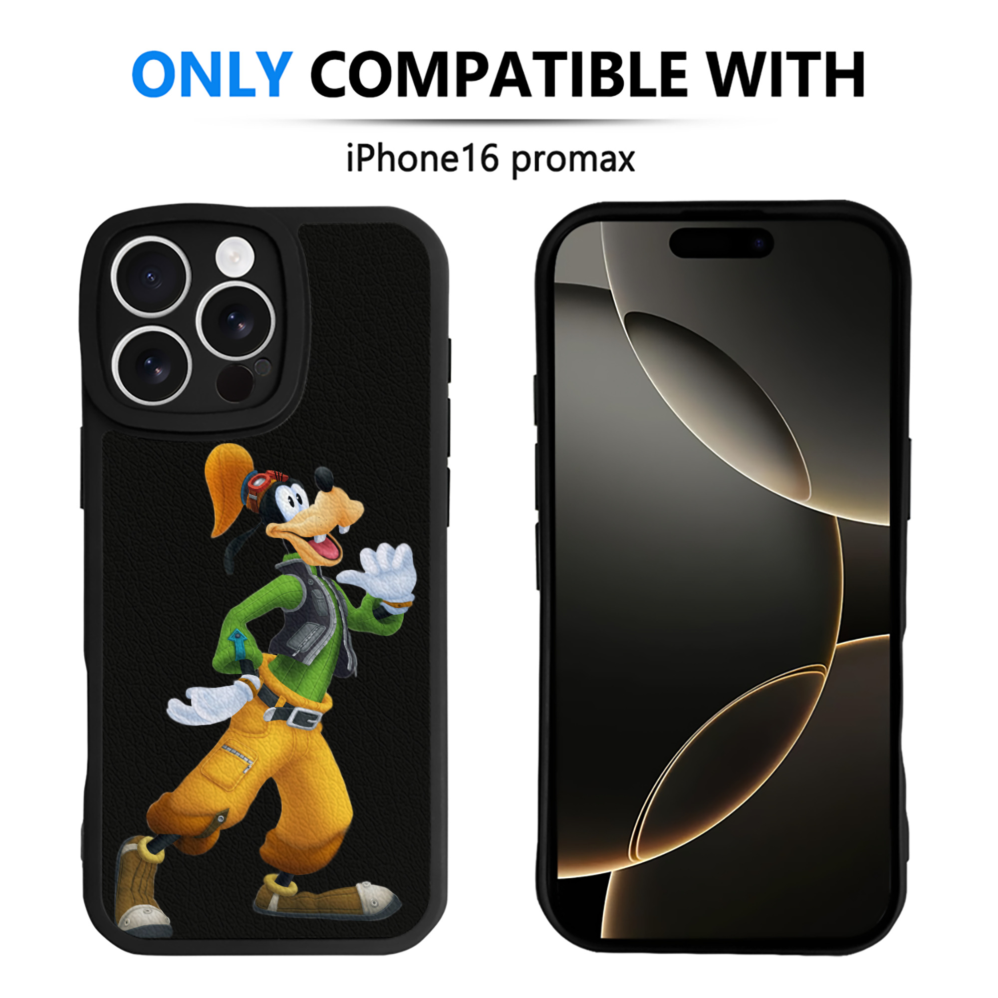 （画像用） ミッキーマウス Mickey Mouse 【iPhone 16シリーズ対応】シリコンスマホケース（レザー調） 材質：シリコン